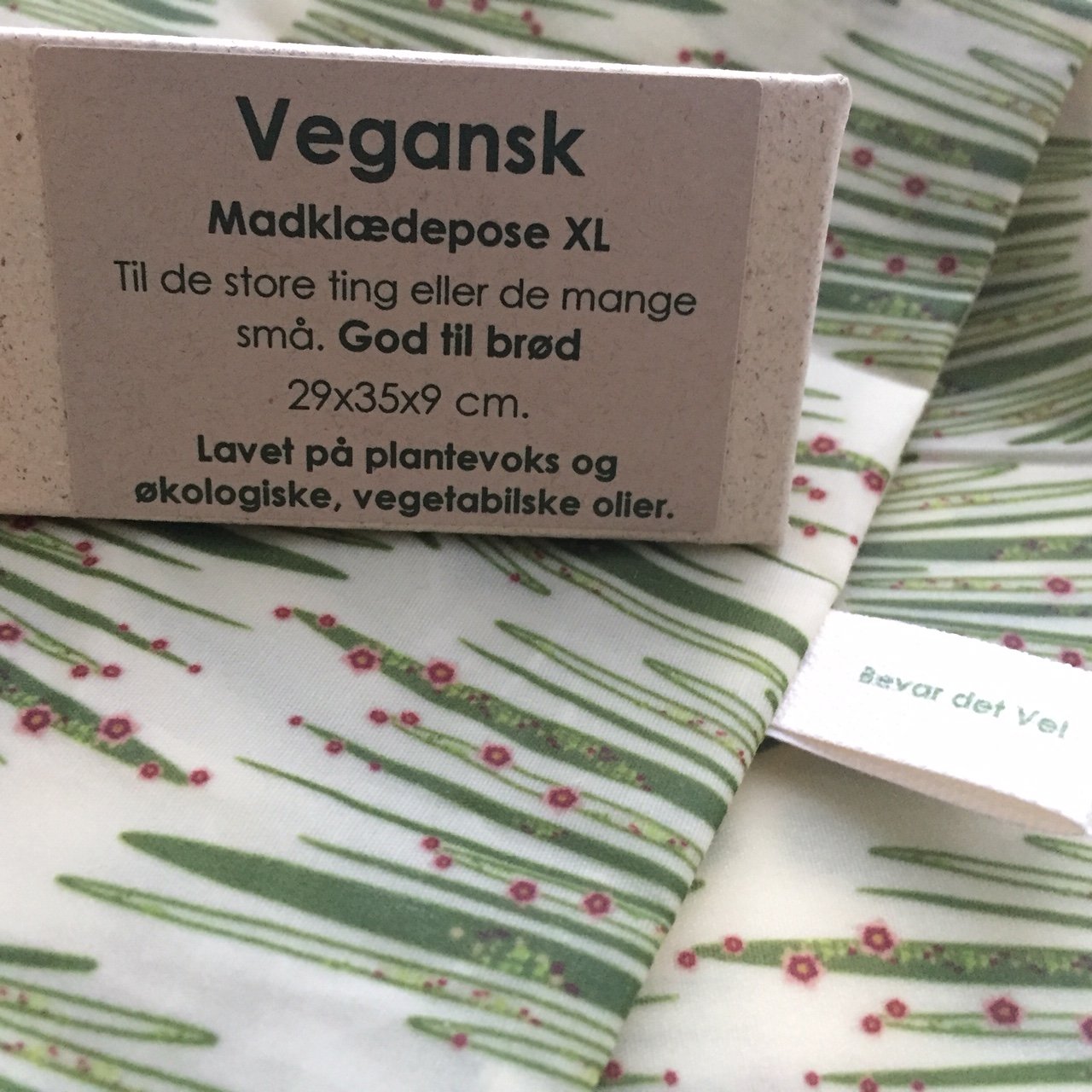 Startpakke - Vegansk - Start din grønne rejse med en bivokspapir startpakke