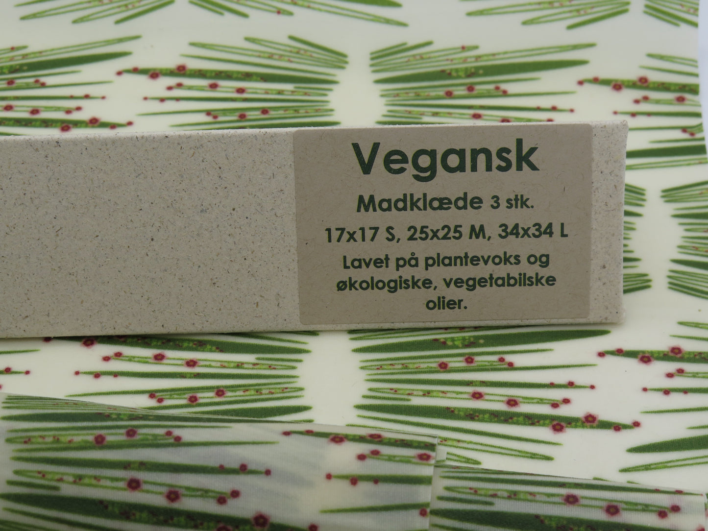 Startpakke - Vegansk - Start din grønne rejse med en bivokspapir startpakke